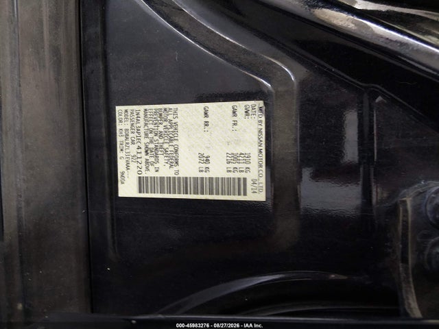 Aukcja sprzedaży 2014 Nissan Altima 2.5/2.5 S/2.5 Sl/2.5 Sv, vin: 1N4AL3AP1EC411220, numer aukcji: 45983276