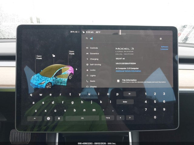 Tesla Model 3 Long Range/performance 2018 5YJ3E1EB0JF115294 Image 7