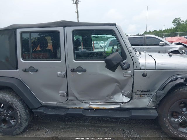 Aukcja sprzedaży 2014 Jeep Wrangler Unlimited Sport, vin: 1C4BJWDGXEL106543, numer aukcji: 45983329