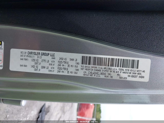 Aukcja sprzedaży 2014 Jeep Wrangler Unlimited Sport, vin: 1C4BJWDGXEL106543, numer aukcji: 45983329
