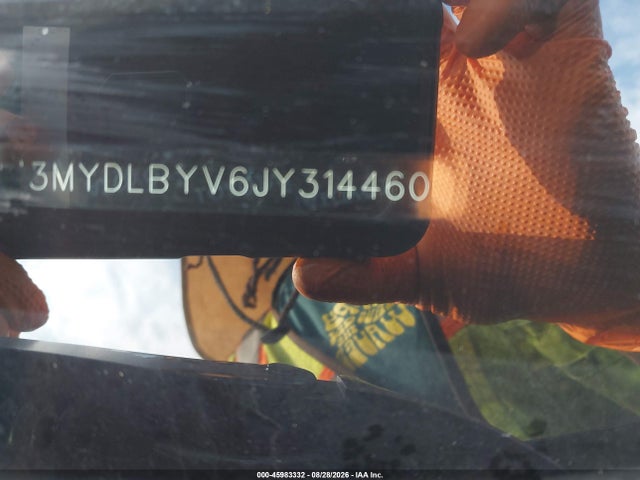 3MYDLBYV6JY314460 Toyota YARIS IA