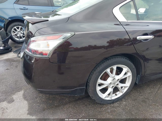 2013 Nissan Maxima 3.5 Sv მანქანა იყიდება აუქციონზე, vin: 1N4AA5APXDC827105, აუქციონის ნომერი: 45983365