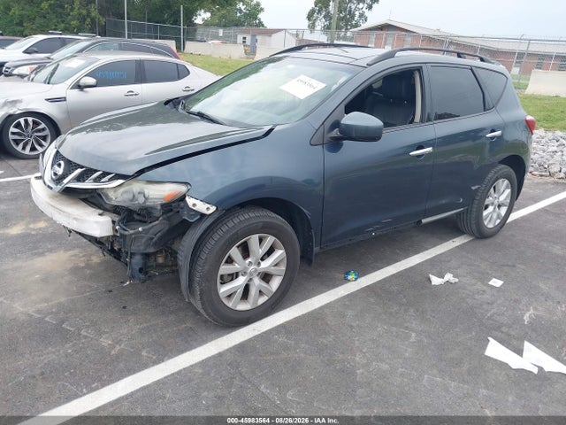2011 Nissan Murano Sl მანქანა იყიდება აუქციონზე, vin: JN8AZ1MW2BW153000, აუქციონის ნომერი: 45983564