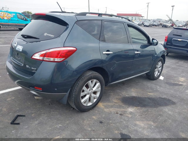 2011 Nissan Murano Sl მანქანა იყიდება აუქციონზე, vin: JN8AZ1MW2BW153000, აუქციონის ნომერი: 45983564