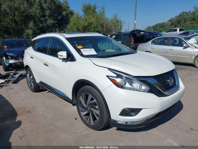 Продаж на аукціоні авто 2018 Nissan Murano Platinum, vin: 5N1AZ2MG8JN128161, номер лоту: 45983582