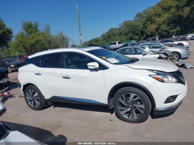 Продаж на аукціоні авто 2018 Nissan Murano Platinum, vin: 5N1AZ2MG8JN128161, номер лоту: 45983582