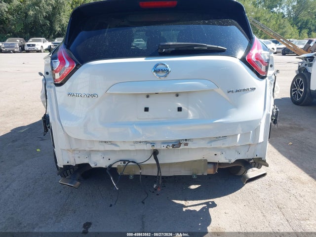 Продаж на аукціоні авто 2018 Nissan Murano Platinum, vin: 5N1AZ2MG8JN128161, номер лоту: 45983582