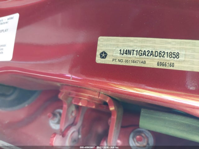 45983607 :رقم المزاد ، 1J4NT1GA2AD621858 vin ، 2010 Jeep Patriot Sport مزاد بيع