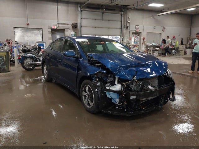 2018 Hyundai Elantra Se მანქანა იყიდება აუქციონზე, vin: 5NPD74LF8JH341672, აუქციონის ნომერი: 45983626