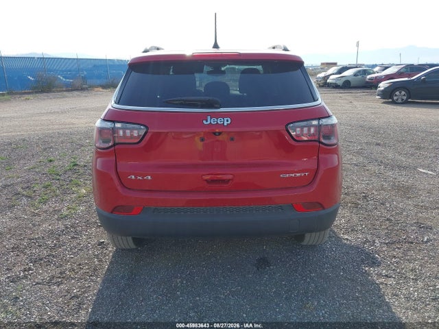 2019 Jeep Compass Sport 4x4 მანქანა იყიდება აუქციონზე, vin: 3C4NJDABXKT619995, აუქციონის ნომერი: 45983643