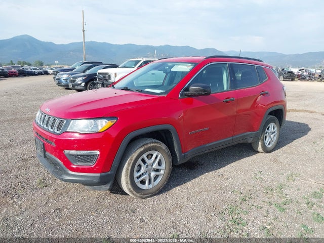 2019 Jeep Compass Sport 4x4 მანქანა იყიდება აუქციონზე, vin: 3C4NJDABXKT619995, აუქციონის ნომერი: 45983643