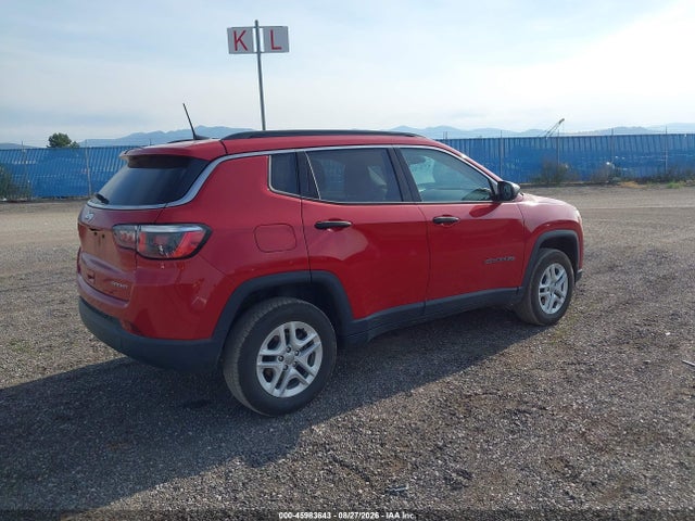 2019 Jeep Compass Sport 4x4 მანქანა იყიდება აუქციონზე, vin: 3C4NJDABXKT619995, აუქციონის ნომერი: 45983643
