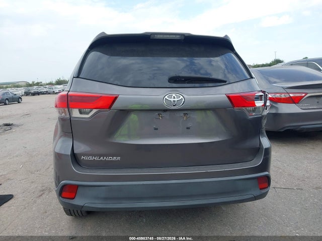 Продаж на аукціоні авто 2019 Toyota Highlander Le, vin: 5TDZARFHXKS060244, номер лоту: 45983745