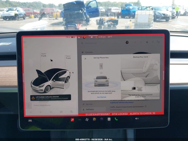 Aukcja sprzedaży 2023 Tesla Model 3 Rear-wheel Drive, vin: 5YJ3E1EA5PF650587, numer aukcji: 45983778