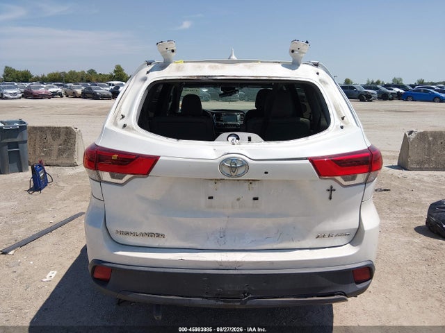 2018 Toyota Highlander Xle მანქანა იყიდება აუქციონზე, vin: 5TDJZRFH1JS490944, აუქციონის ნომერი: 45983885