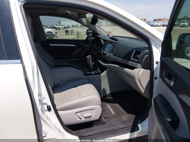 2018 Toyota Highlander Xle მანქანა იყიდება აუქციონზე, vin: 5TDJZRFH1JS490944, აუქციონის ნომერი: 45983885