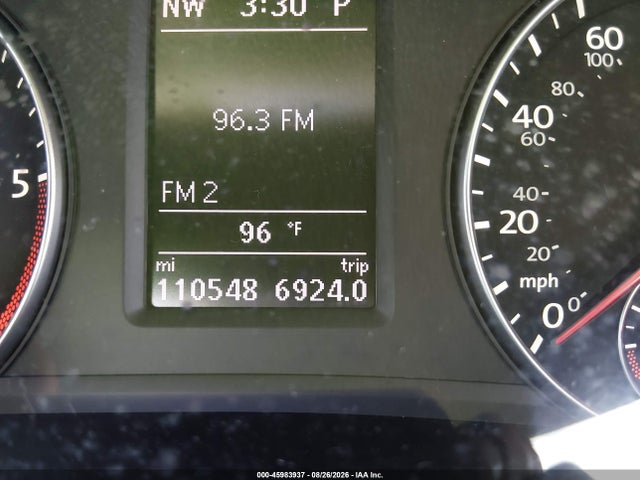 45983937 :رقم المزاد ، 1VWBN7A30DC012212 vin ، 2013 Volkswagen Passat 2.0l Tdi Se مزاد بيع