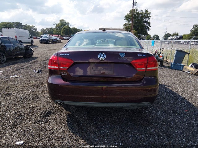 45983937 :رقم المزاد ، 1VWBN7A30DC012212 vin ، 2013 Volkswagen Passat 2.0l Tdi Se مزاد بيع