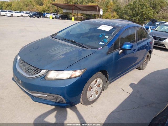 2013 Honda Civic Lx მანქანა იყიდება აუქციონზე, vin: 2HGFB2F57DH570602, აუქციონის ნომერი: 45983975