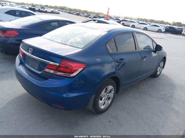 2013 Honda Civic Lx მანქანა იყიდება აუქციონზე, vin: 2HGFB2F57DH570602, აუქციონის ნომერი: 45983975