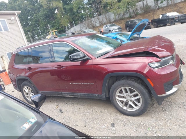 45984031 :رقم المزاد ، 1C4RJKAG7M8153591 vin ، 2021 Jeep Grand Cherokee L Laredo 4x4 مزاد بيع