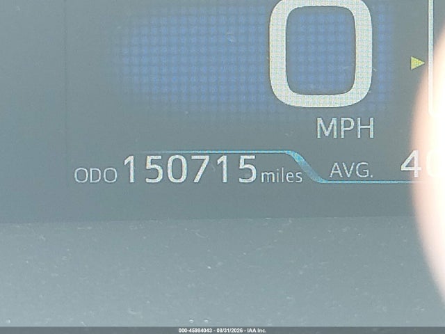 45984043 :رقم المزاد ، JTDKBRFU0G3509886 vin ، 2016 Toyota Prius Two مزاد بيع