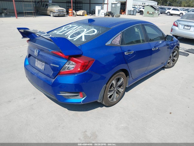 2016 Honda Civic Touring მანქანა იყიდება აუქციონზე, vin: 19XFC1F99GE022660, აუქციონის ნომერი: 45984098