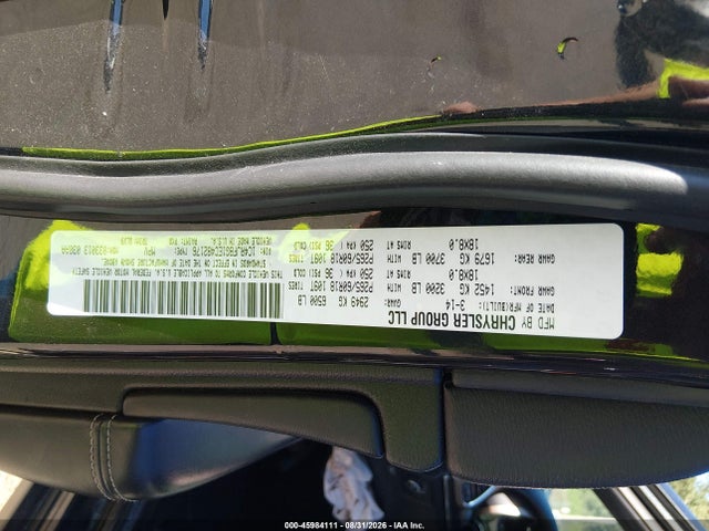2014 Jeep Grand Cherokee Limited მანქანა იყიდება აუქციონზე, vin: 1C4RJFBG1EC482176, აუქციონის ნომერი: 45984111