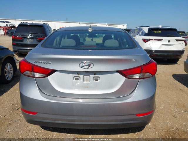 2015 Hyundai Elantra Se მანქანა იყიდება აუქციონზე, vin: 5NPDH4AEXFH601844, აუქციონის ნომერი: 45984128