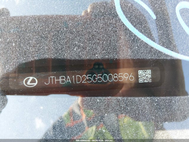 45984142 :رقم المزاد ، JTHBA1D25G5008596 vin ، 2016 Lexus Is 200t مزاد بيع