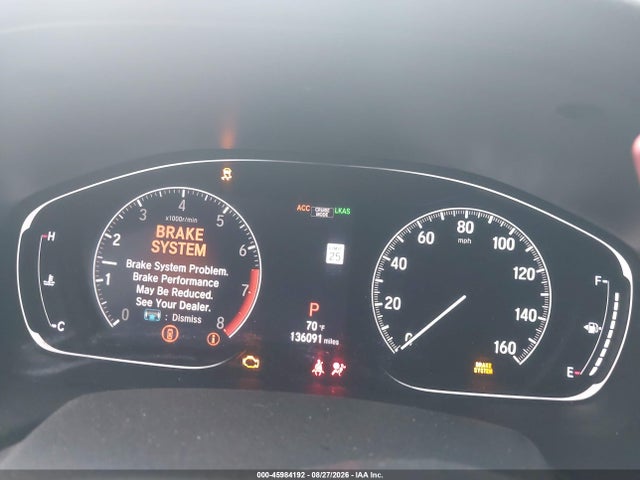 45984192 :رقم المزاد ، 1HGCV1F90JA067432 vin ، 2018 Honda Accord Touring مزاد بيع