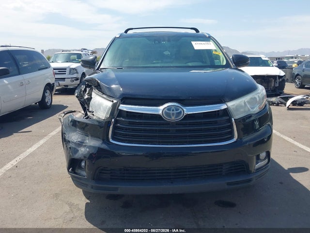 Продажа на аукционе авто 2014 Toyota Highlander Hybrid Limited, vin: 5TDDCRFHXES005575, номер лота: 45984202