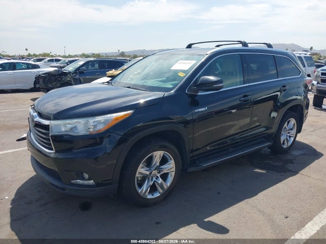 Продажа на аукционе авто 2014 Toyota Highlander Hybrid Limited, vin: 5TDDCRFHXES005575, номер лота: 45984202