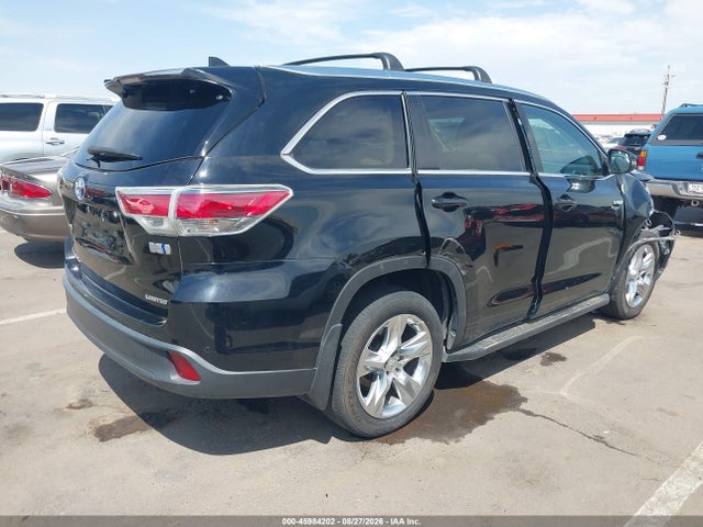 Продажа на аукционе авто 2014 Toyota Highlander Hybrid Limited, vin: 5TDDCRFHXES005575, номер лота: 45984202