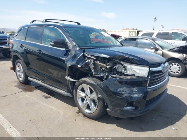 Продажа на аукционе авто 2014 Toyota Highlander Hybrid Limited, vin: 5TDDCRFHXES005575, номер лота: 45984202