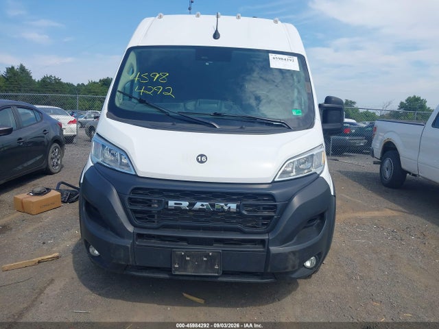 45984292 :رقم المزاد ، 3C6MRVJG7SE504868 vin ، 2025 Ram Promaster 3500 Cargo Van Tradesman High Roof 159 Wb Ext مزاد بيع