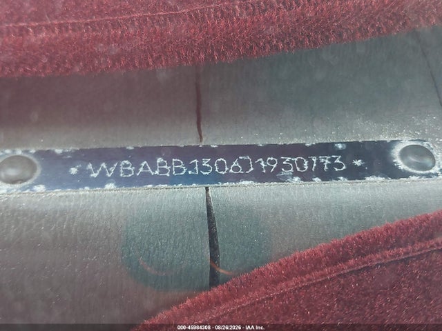 45984308 :رقم المزاد ، WBABB1306J1930773 vin ، 1988 Bmw 325 I مزاد بيع