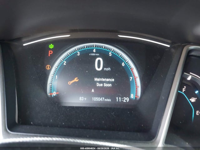 45984624 :رقم المزاد ، 19XFC1F39HE006309 vin ، 2017 Honda Civic Ex-t مزاد بيع