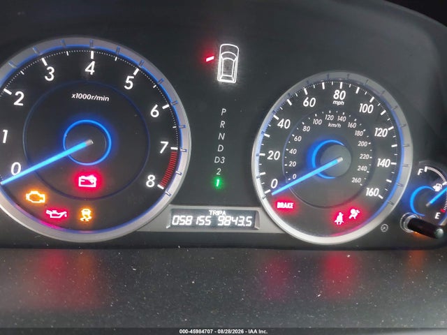 2013 Honda Crosstour Ex მანქანა იყიდება აუქციონზე, vin: 5J6TF3H3XDL003580, აუქციონის ნომერი: 45984707