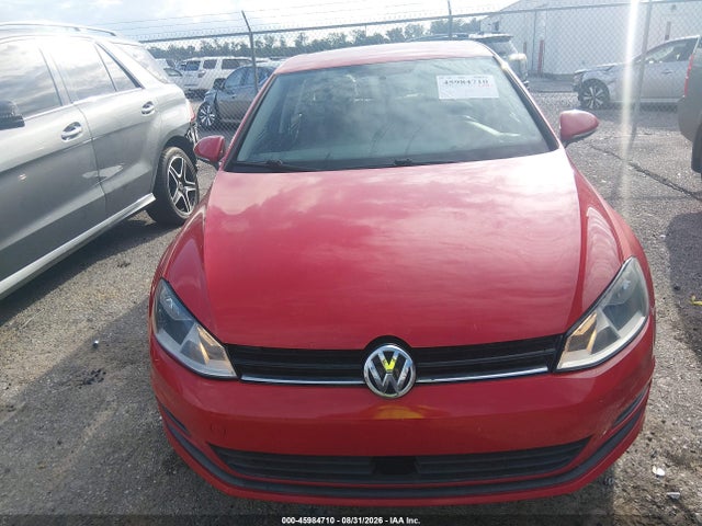Продажа на аукционе авто 2016 Volkswagen Golf Tsi S 4-door, vin: 3VW217AU9GM038427, номер лота: 45984710
