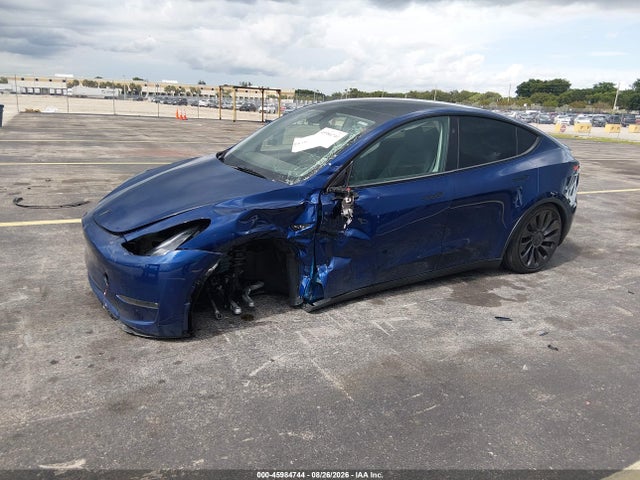 Продаж на аукціоні авто 2025 Tesla Model Y Performance Dual Motor All-wheel Drive, vin: 7SAYGDEF0SA347156, номер лоту: 45984744