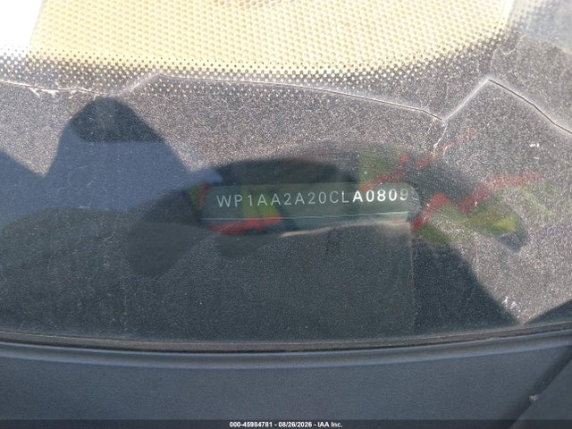 45984781 :رقم المزاد ، WP1AA2A20CLA08095 vin ، 2012 Porsche Cayenne مزاد بيع
