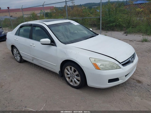 Auction sale of the 2007 Honda Accord 3.0 Ex, vin: 1HGCM66577A001160, lot number: 45984822