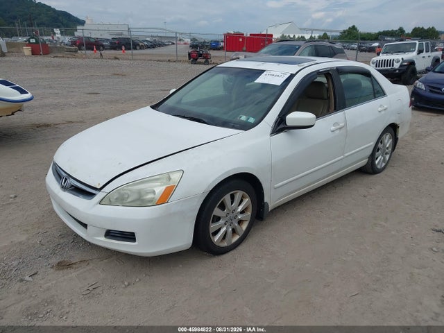 45984822 :رقم المزاد ، 1HGCM66577A001160 vin ، 2007 Honda Accord 3.0 Ex مزاد بيع