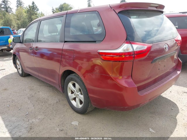 Продаж на аукціоні авто 2016 Toyota Sienna L 7 Passenger, vin: 5TDZK3DCXGS749290, номер лоту: 45984970