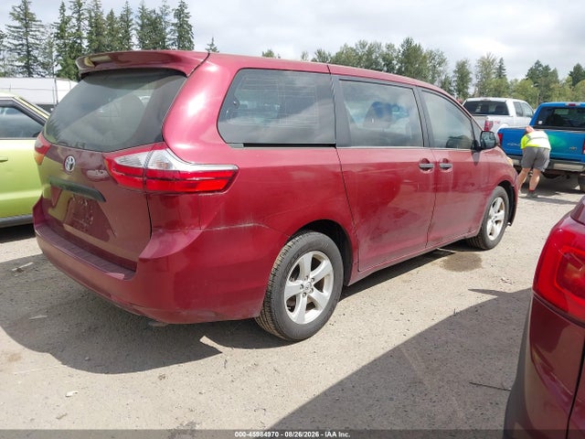 Продаж на аукціоні авто 2016 Toyota Sienna L 7 Passenger, vin: 5TDZK3DCXGS749290, номер лоту: 45984970