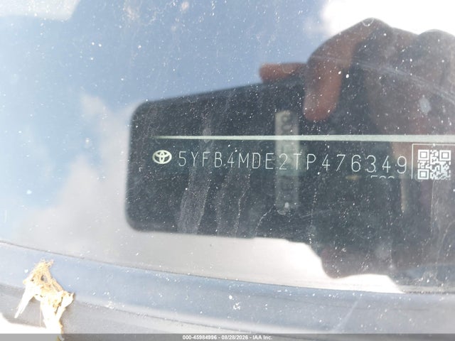 Aukcja sprzedaży 2026 Toyota Corolla Le, vin: 5YFB4MDE2TP476349, numer aukcji: 45984996