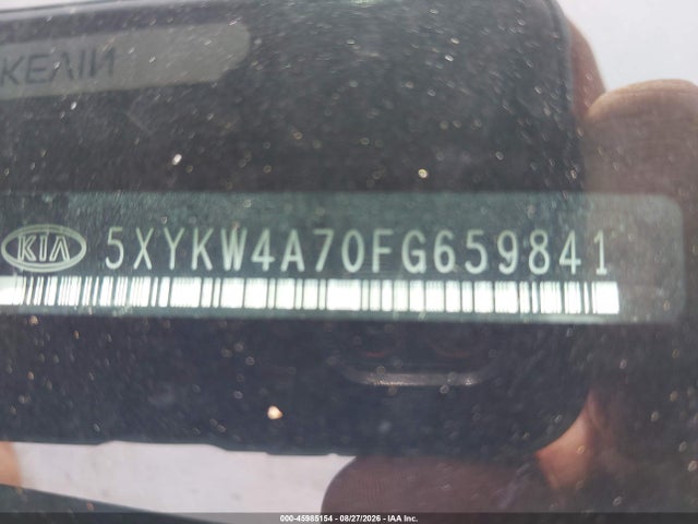 45985154 :رقم المزاد ، 5XYKW4A70FG659841 vin ، 2015 Kia Sorento Sx V6 مزاد بيع