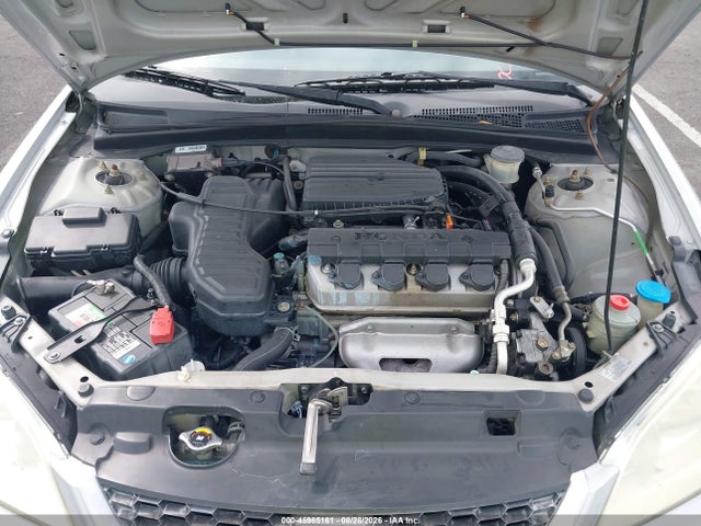 45985161 :رقم المزاد ، 1HGEM225X5L037806 vin ، 2005 Honda Civic Lx مزاد بيع