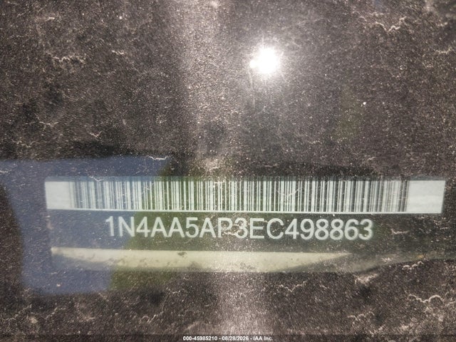 2014 Nissan Maxima 3.5 Sv მანქანა იყიდება აუქციონზე, vin: 1N4AA5AP3EC498863, აუქციონის ნომერი: 45985210
